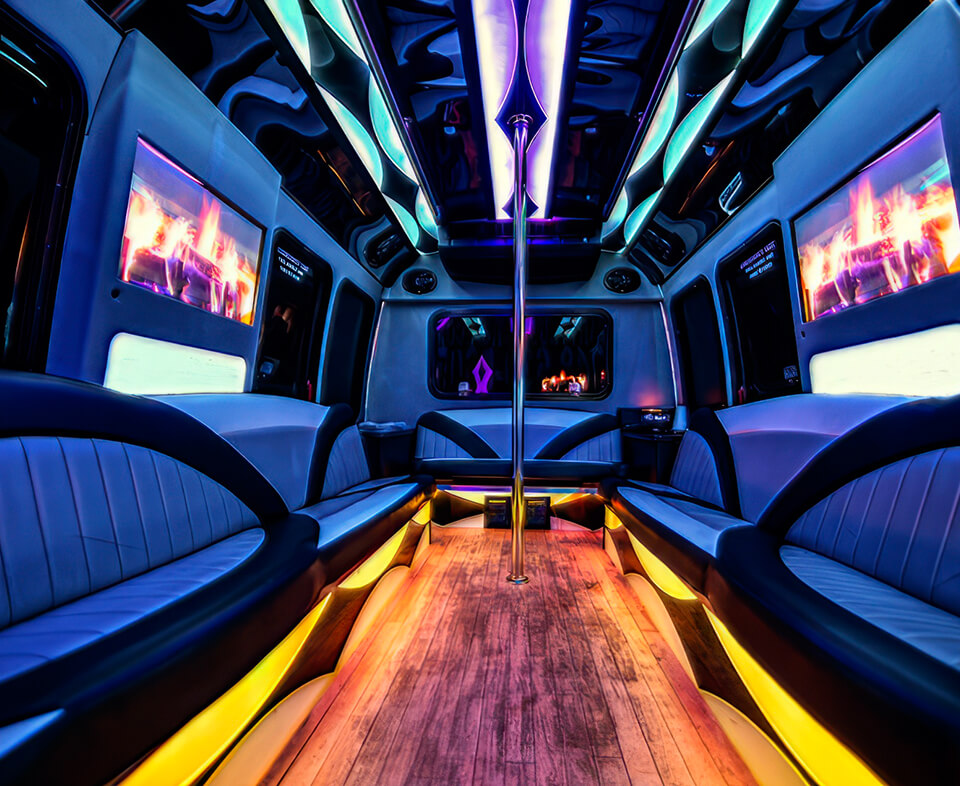 Plymouth party bus rental services