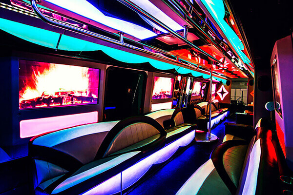 40-passenger party bus rental Royal Oak 